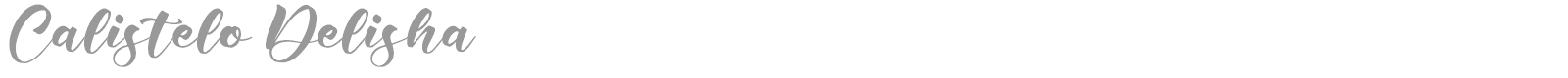 Calistelo Delisha font preview